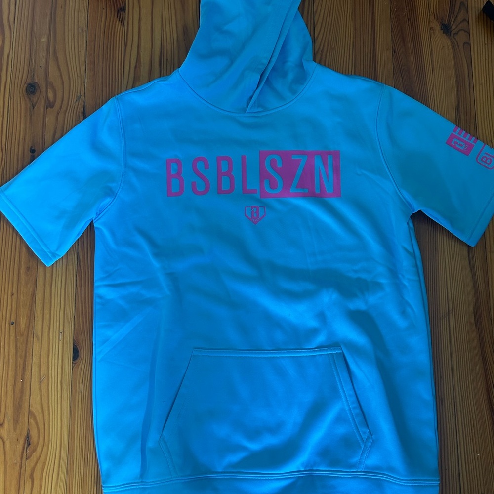 Baseball Lifestyle 1010 BSBL-SZN Short Sleeve Hoodie V2